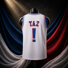 MJ-COLOR-SUPPLEMENT-1080 | Taz #! Space Jam Tune Squad White Basketball Jersey | White | 02