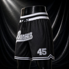 MJ-KIDS-SHORT-2000 | The Barons 45 Retro Basketball Shorts | No Color | 02