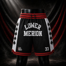 MJ-KIDS-SHORT-2000 | The Lower Merion Basketball Shorts | Black | 01