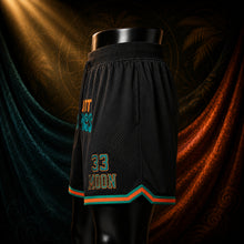 MJ-KIDS-SHORT-2000 | The Moon Flint Tropics Basketball Shorts | Black | 02