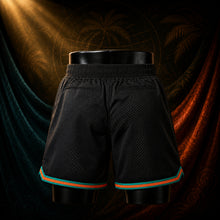 MJ-KIDS-SHORT-2000 | The Moon Flint Tropics Basketball Shorts | Black | 03