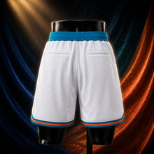 MJ-KIDS-SHORT-2000 | The Moon Flint Tropics Basketball Shorts | White | 02