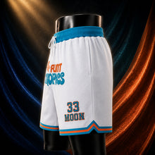 MJ-KIDS-SHORT-2000 | The Moon Flint Tropics Basketball Shorts | White | 03