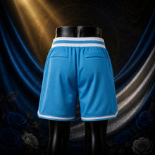 MJ-KIDS-SHORT-2000 | The Perc O'Cet Custom Basketball Shorts | Blue | 02