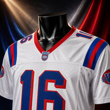 MJ-COLOR-SUPPLEMENT-1080 | The Replacements Shane Falco #16 Washington Sentinels Football Jersey | White | 02