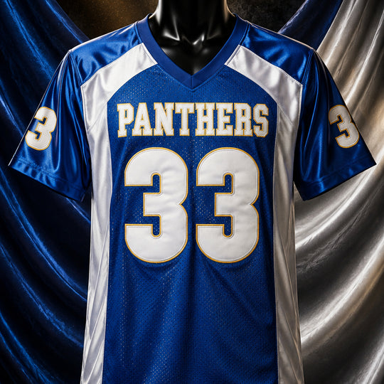 MJ-AI-CANVA-FULL-EXPORT | Tim Riggins #33 Panthers Football Jersey | 01