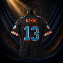 MJ-COLOR-SUPPLEMENT-1080 | VTG Dan Marino #13 Miami Dolphins Football Jersey | Black | 01
