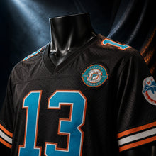 MJ-COLOR-SUPPLEMENT-1080 | VTG Dan Marino #13 Miami Dolphins Football Jersey | Black | 03