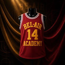 MJ-AI-CANVA-FULL-EXPORT | Will Smith #14 Bel-Air Academy Basketball Jersey | 02