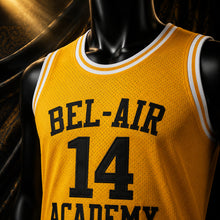 MJ-COLOR-SUPPLEMENT-1080 | Will Smith #14 Bel-Air Academy Basketball Jersey | Yellow | 03