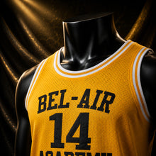 MJ-COLOR-SUPPLEMENT-1080 | Will Smith #14 Bel-Air Academy Basketball Jersey | Yellow | 05