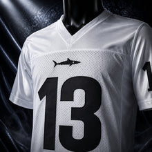 MJ-AI-CANVA-FULL-EXPORT | Willie Beaman #13 Miami Sharks 'Any Given Sunday' Football Jersey | 01