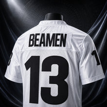 MJ-AI-CANVA-FULL-EXPORT | Willie Beaman #13 Miami Sharks 'Any Given Sunday' Football Jersey | 04