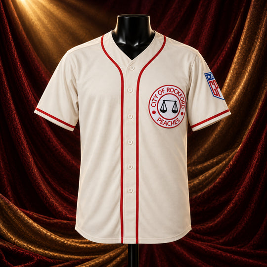 Jimmy Dugan Rockford Peaches #43 Baseball Jersey
