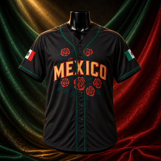 Mexico Guadalupu Baseball Jersey