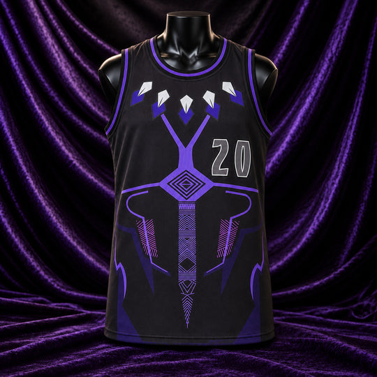 T'Challa #20 Black Panther Basketball Jersey