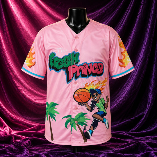 The Fresh Prince Moive #14 Will Smith Baseball Jersey