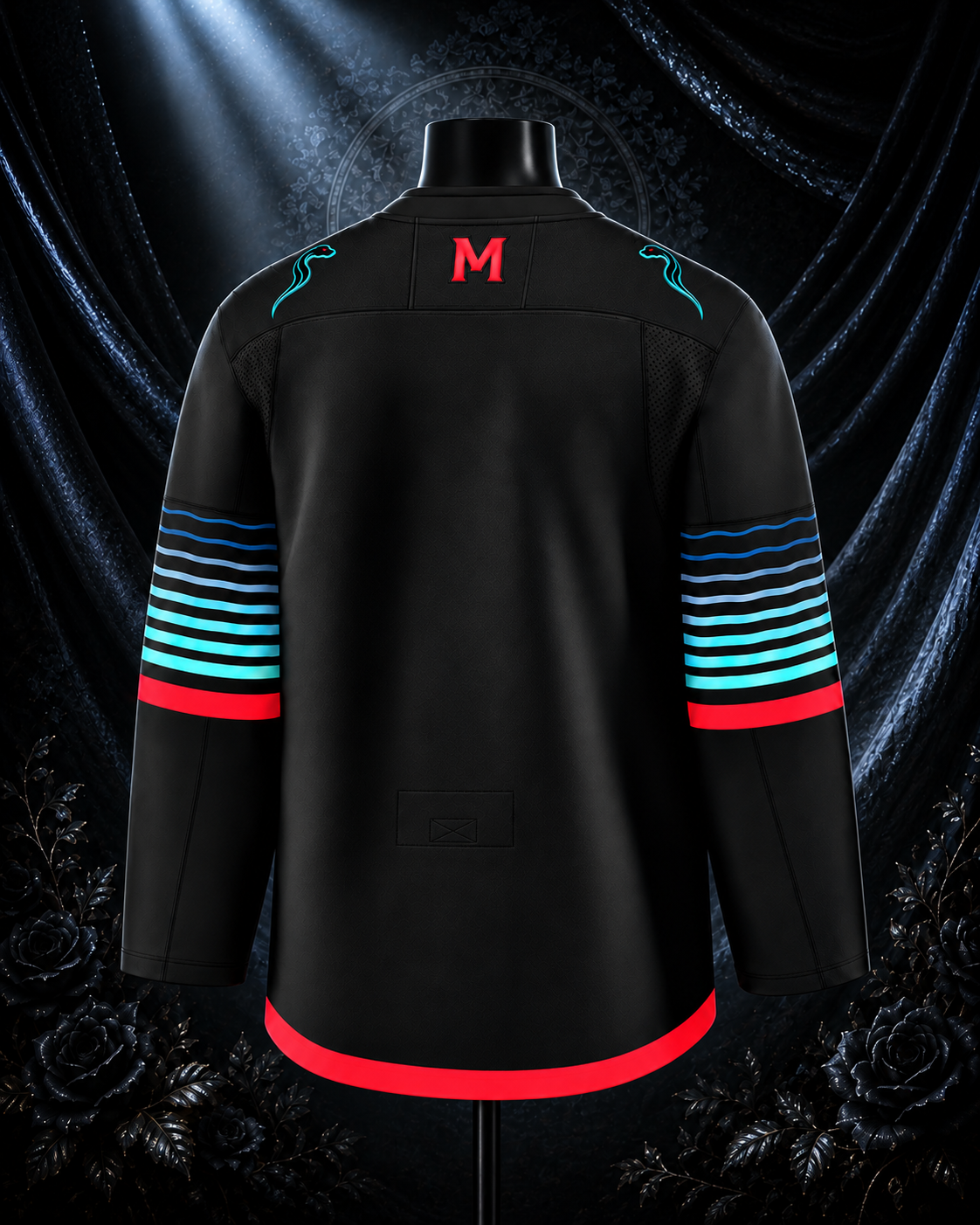 Northbound Custom Hockey Jersey, back design preview